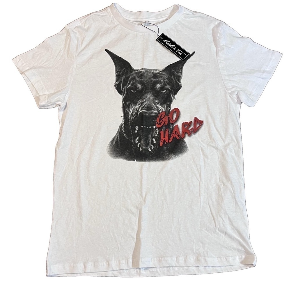 Mister Tee Men’s Go Hard Tee, Size Small